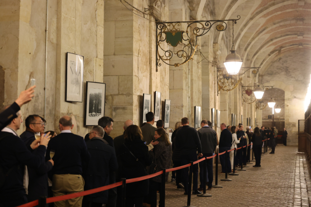 Vue sur les voûtes du XVIIe siècle dans les Écuries – événement debout